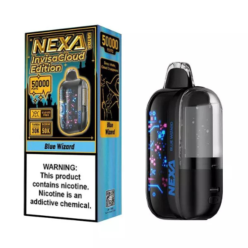 Blue Wizard Nexa Ultra InvisaCloud Edition 50K Puffs Disposable