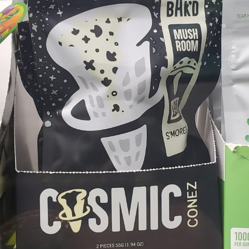 Half Bak’d Mushroom Cosmic Conez 2ct