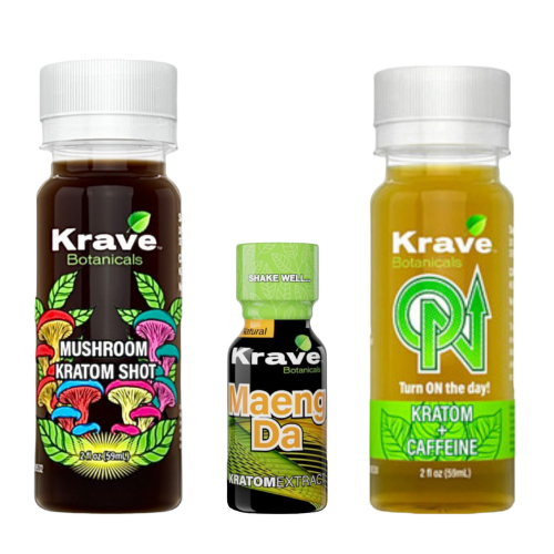 Krave Kratom Extract Shot Sampler