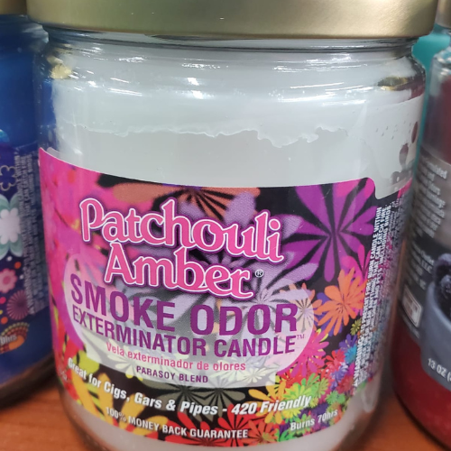 Patchouli Amber candle