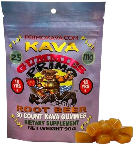 25 Count KAVA Gummies 25 mg Kavalactones