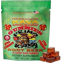 15 Count KAVA Gummies 25 mg Kavalactones